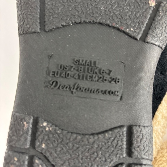 Dearfoams slippers Black with Lite Sherpa - Picture 7 of 8